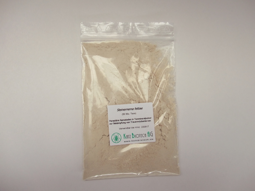 Nematoden (Steinernema feltiae) gegen Trauermücken - für 100qm Nematoden (Steinernema feltiae) gegen Trauermücken - für 100qm