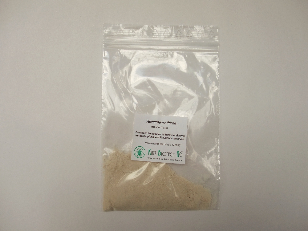 Nematoden (Steinernema feltiae) gegen Trauermücken - für 20qm Nematoden (Steinernema feltiae) gegen Trauermücken - für 20qm
